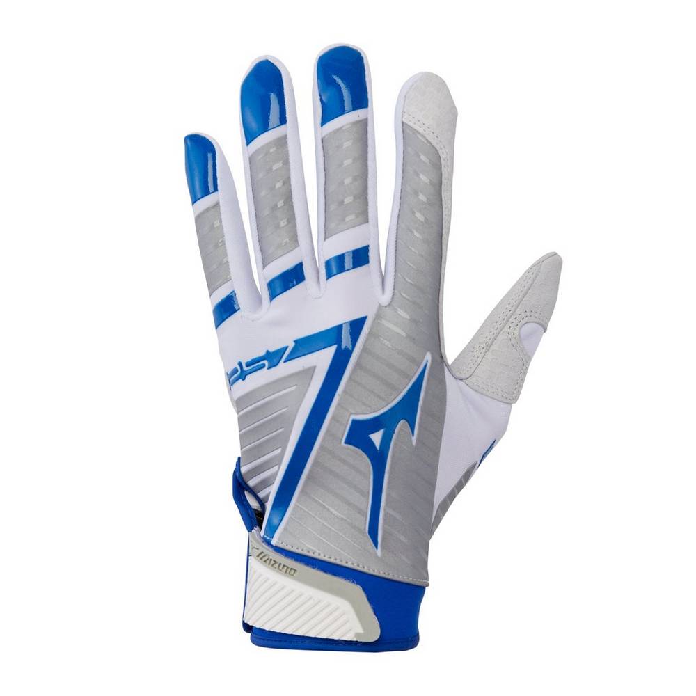 Mizuno F-257 Softball Batting Női Kesztyű Fehér/Királykék GNO781406